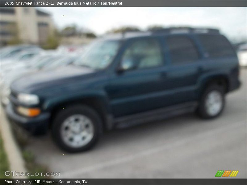 Bermuda Blue Metallic / Tan/Neutral 2005 Chevrolet Tahoe Z71