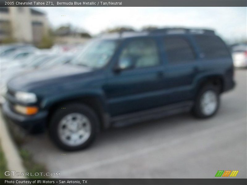 Bermuda Blue Metallic / Tan/Neutral 2005 Chevrolet Tahoe Z71