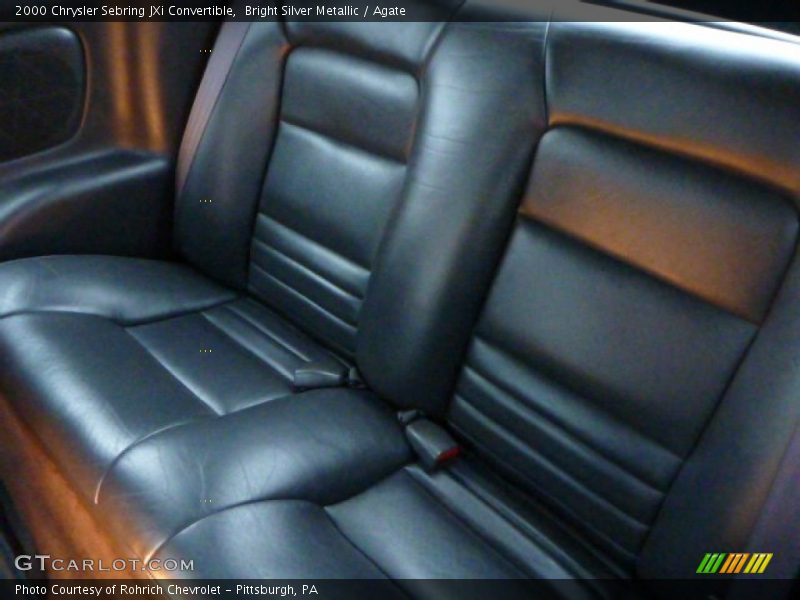 Bright Silver Metallic / Agate 2000 Chrysler Sebring JXi Convertible