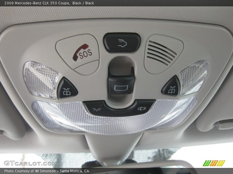 Controls of 2009 CLK 350 Coupe