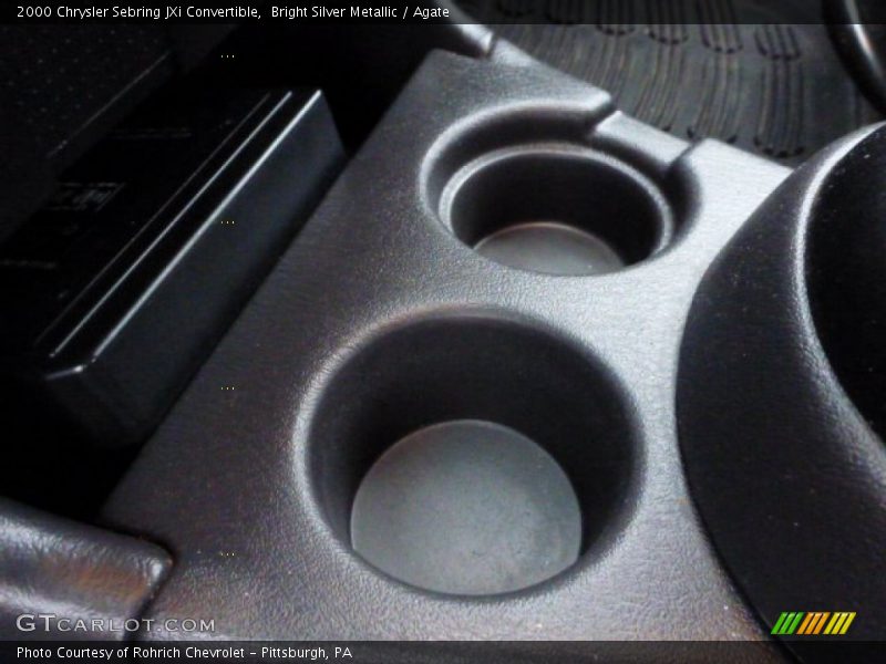 Bright Silver Metallic / Agate 2000 Chrysler Sebring JXi Convertible