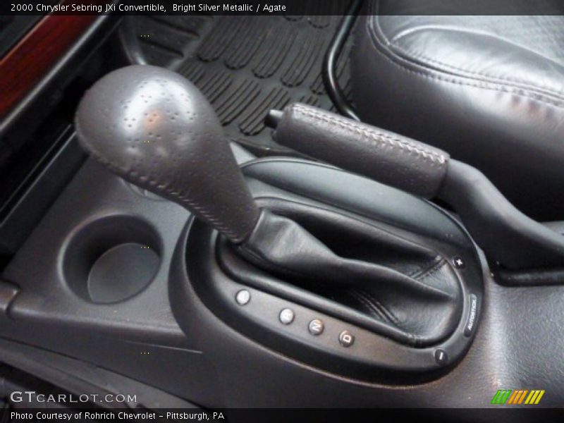 Bright Silver Metallic / Agate 2000 Chrysler Sebring JXi Convertible