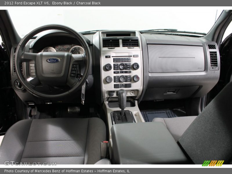 Ebony Black / Charcoal Black 2012 Ford Escape XLT V6