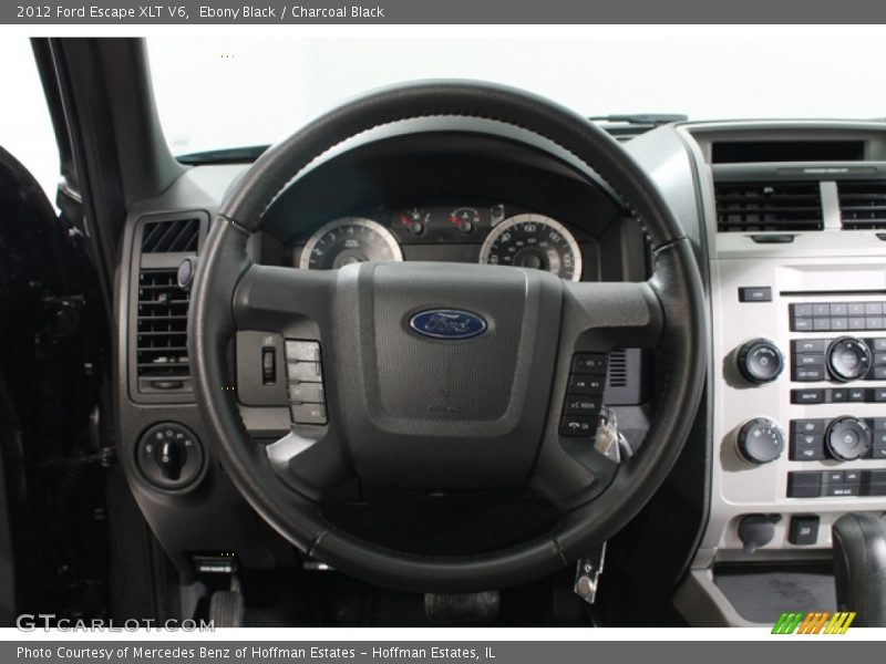 Ebony Black / Charcoal Black 2012 Ford Escape XLT V6