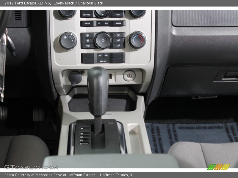 Ebony Black / Charcoal Black 2012 Ford Escape XLT V6