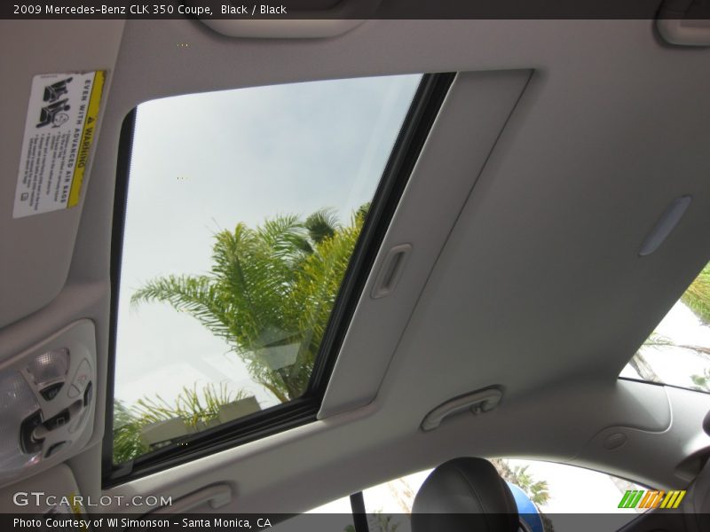 Sunroof of 2009 CLK 350 Coupe