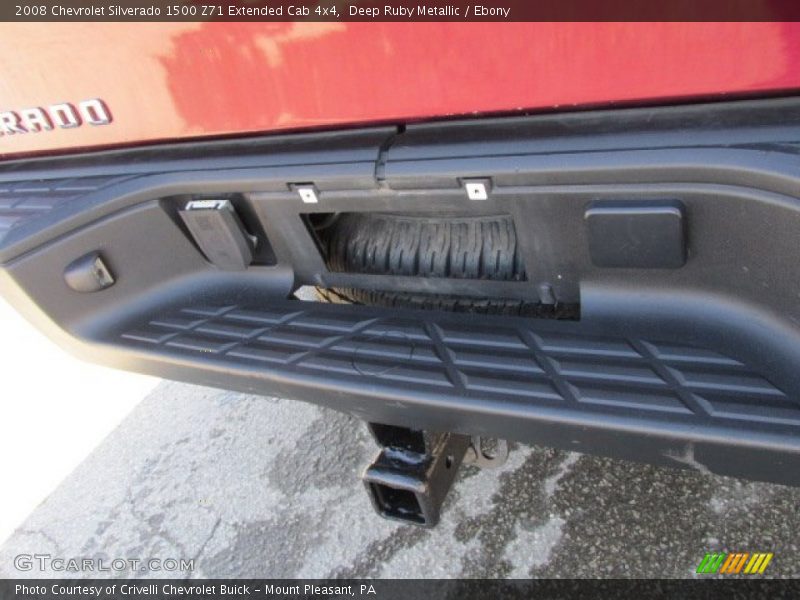 Deep Ruby Metallic / Ebony 2008 Chevrolet Silverado 1500 Z71 Extended Cab 4x4