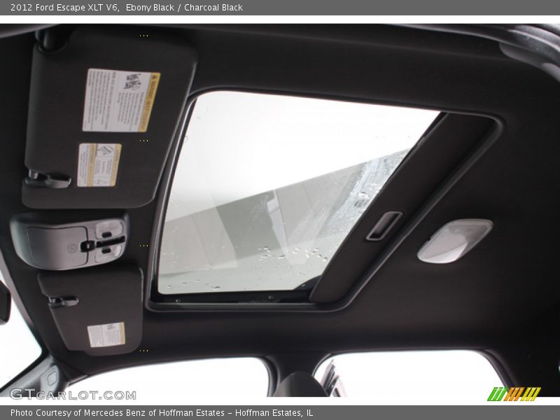 Ebony Black / Charcoal Black 2012 Ford Escape XLT V6