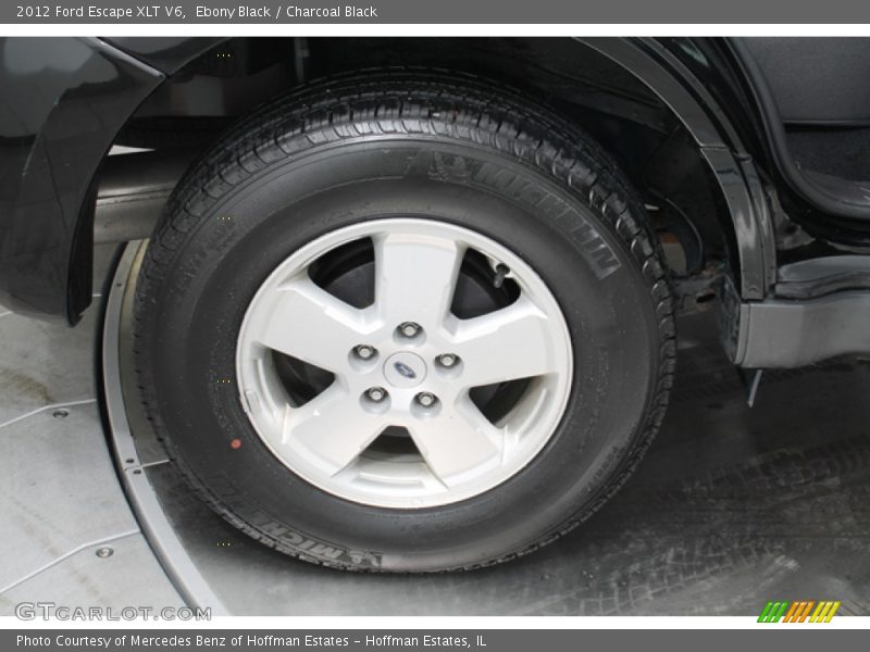 Ebony Black / Charcoal Black 2012 Ford Escape XLT V6