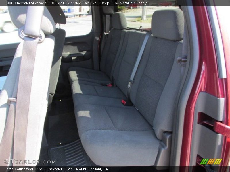 Deep Ruby Metallic / Ebony 2008 Chevrolet Silverado 1500 Z71 Extended Cab 4x4