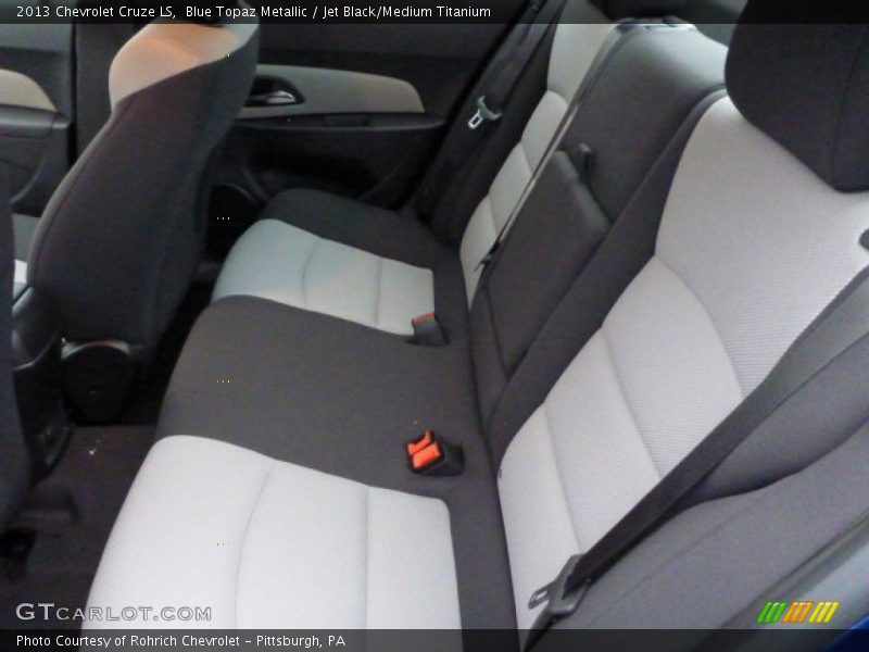 Blue Topaz Metallic / Jet Black/Medium Titanium 2013 Chevrolet Cruze LS