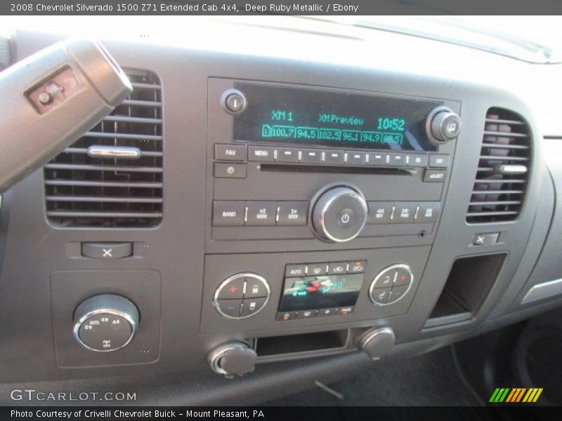 Controls of 2008 Silverado 1500 Z71 Extended Cab 4x4