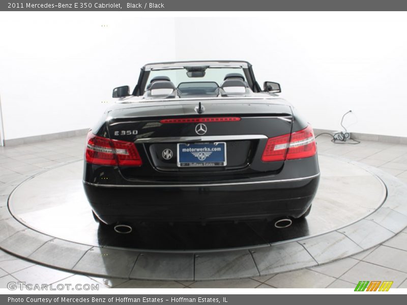 Black / Black 2011 Mercedes-Benz E 350 Cabriolet