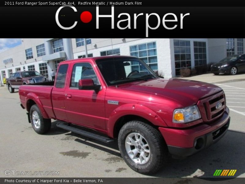 Redfire Metallic / Medium Dark Flint 2011 Ford Ranger Sport SuperCab 4x4