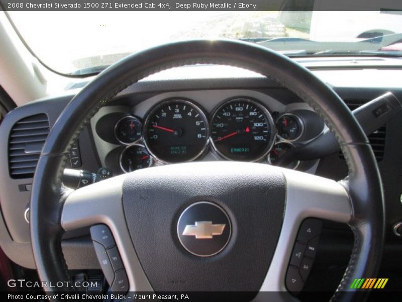  2008 Silverado 1500 Z71 Extended Cab 4x4 Steering Wheel