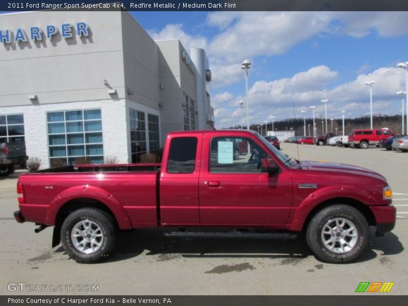 Redfire Metallic / Medium Dark Flint 2011 Ford Ranger Sport SuperCab 4x4