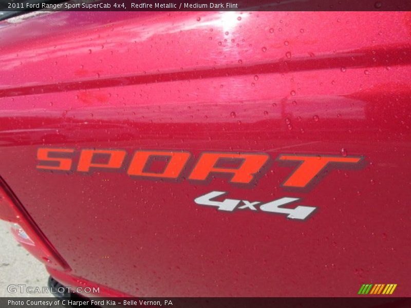 Redfire Metallic / Medium Dark Flint 2011 Ford Ranger Sport SuperCab 4x4
