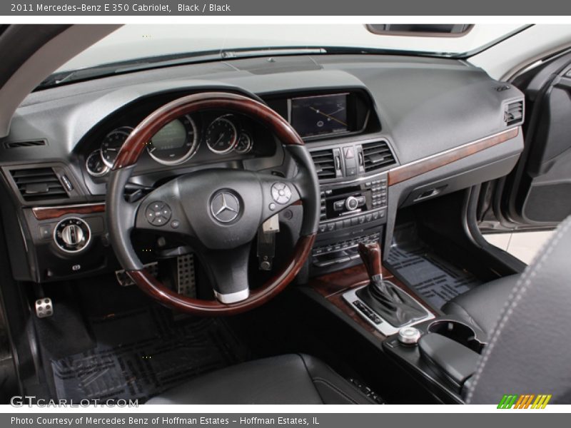 Black / Black 2011 Mercedes-Benz E 350 Cabriolet
