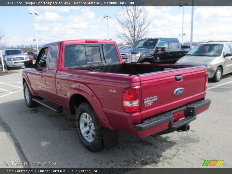 Redfire Metallic / Medium Dark Flint 2011 Ford Ranger Sport SuperCab 4x4