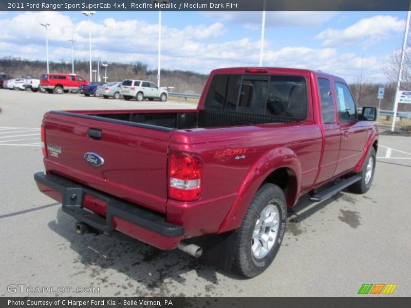 Redfire Metallic / Medium Dark Flint 2011 Ford Ranger Sport SuperCab 4x4