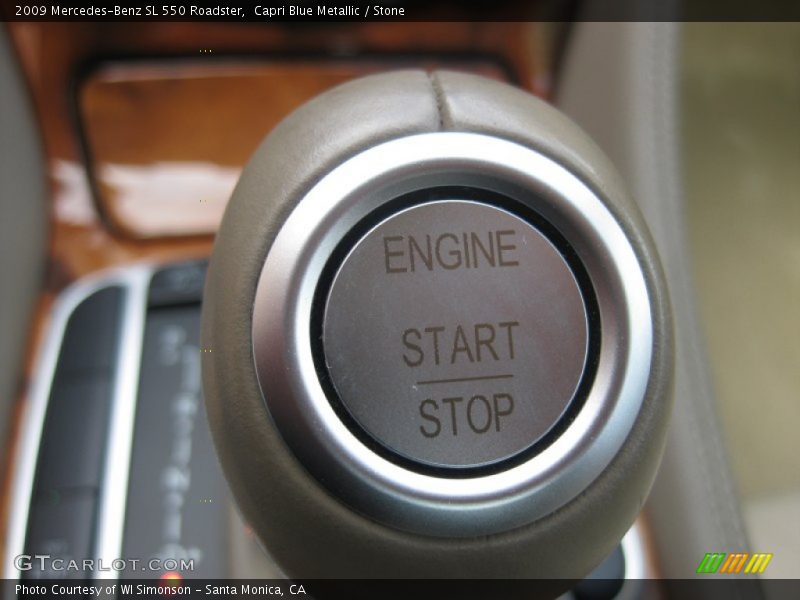 Controls of 2009 SL 550 Roadster