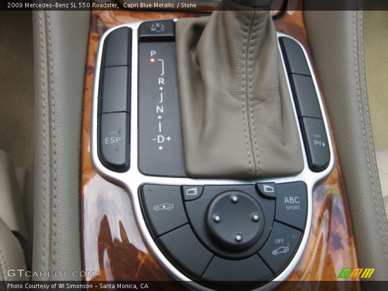  2009 SL 550 Roadster 7 Speed Automatic Shifter