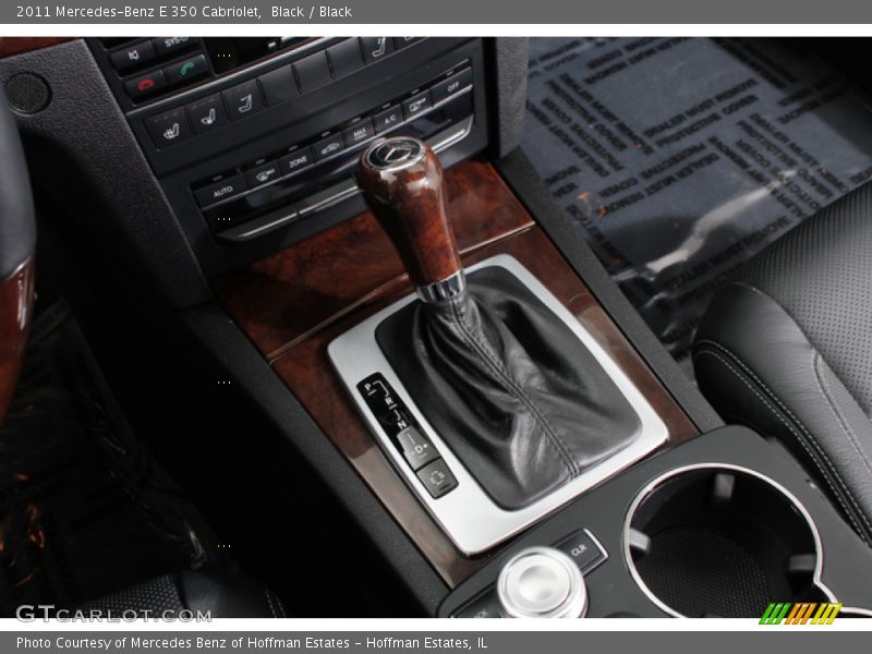 Black / Black 2011 Mercedes-Benz E 350 Cabriolet