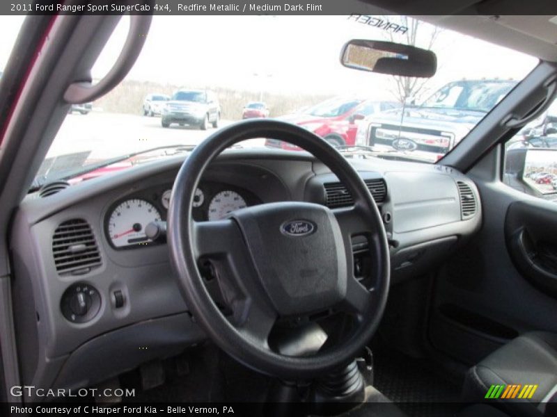 Redfire Metallic / Medium Dark Flint 2011 Ford Ranger Sport SuperCab 4x4