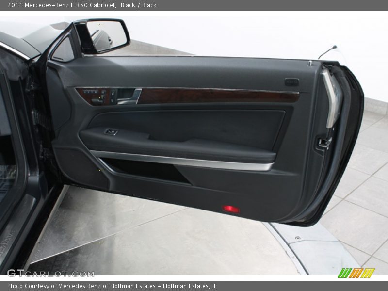Black / Black 2011 Mercedes-Benz E 350 Cabriolet