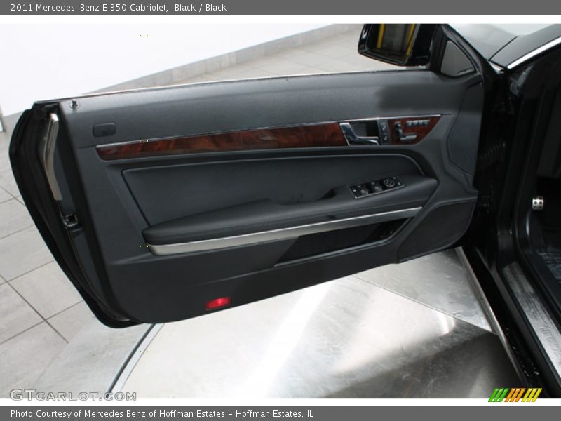Black / Black 2011 Mercedes-Benz E 350 Cabriolet