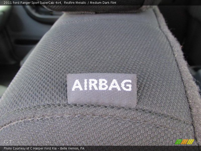 Redfire Metallic / Medium Dark Flint 2011 Ford Ranger Sport SuperCab 4x4