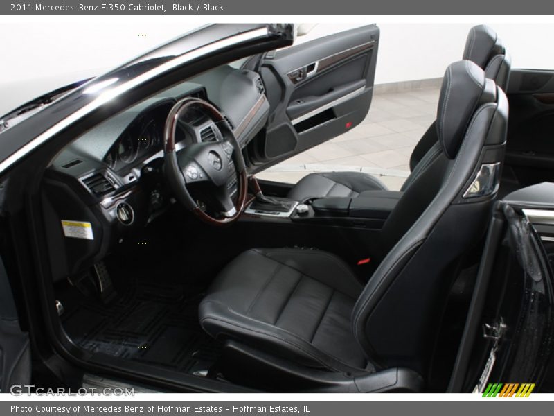 Black / Black 2011 Mercedes-Benz E 350 Cabriolet