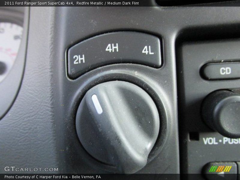 Redfire Metallic / Medium Dark Flint 2011 Ford Ranger Sport SuperCab 4x4