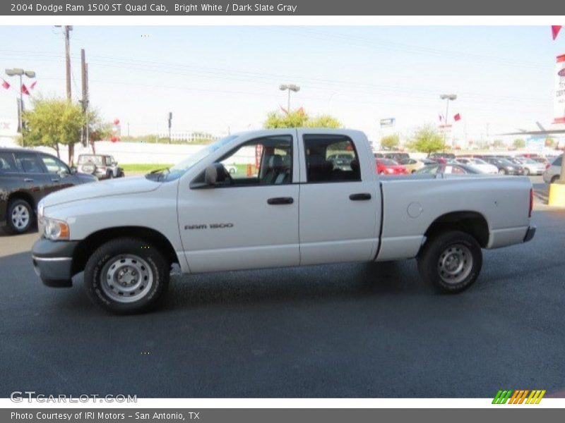 Bright White / Dark Slate Gray 2004 Dodge Ram 1500 ST Quad Cab