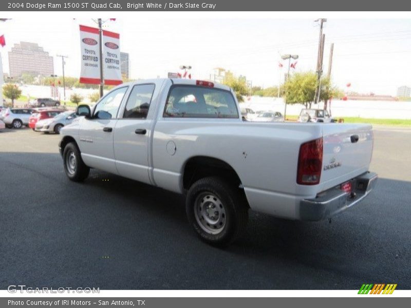 Bright White / Dark Slate Gray 2004 Dodge Ram 1500 ST Quad Cab