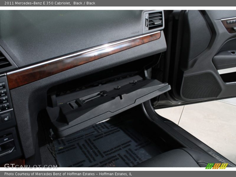 Black / Black 2011 Mercedes-Benz E 350 Cabriolet