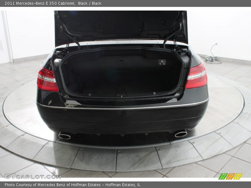 Black / Black 2011 Mercedes-Benz E 350 Cabriolet