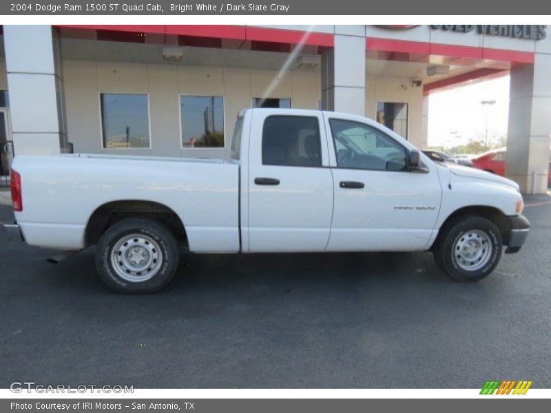 Bright White / Dark Slate Gray 2004 Dodge Ram 1500 ST Quad Cab