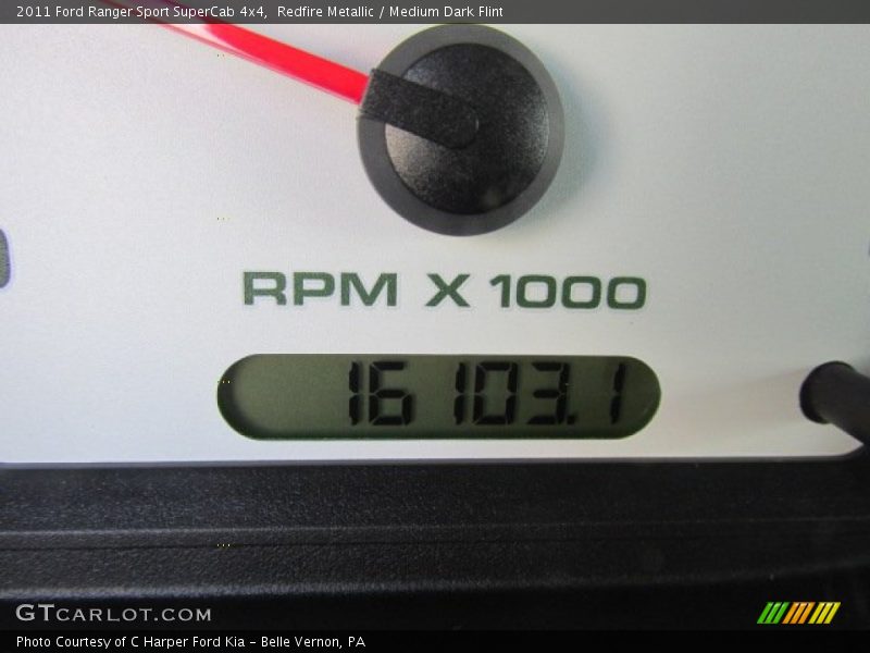 Redfire Metallic / Medium Dark Flint 2011 Ford Ranger Sport SuperCab 4x4