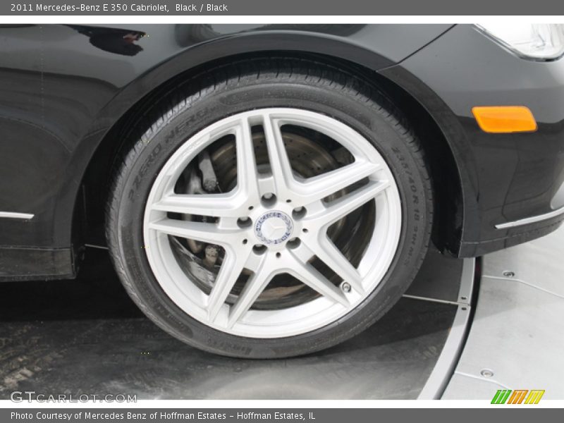Black / Black 2011 Mercedes-Benz E 350 Cabriolet