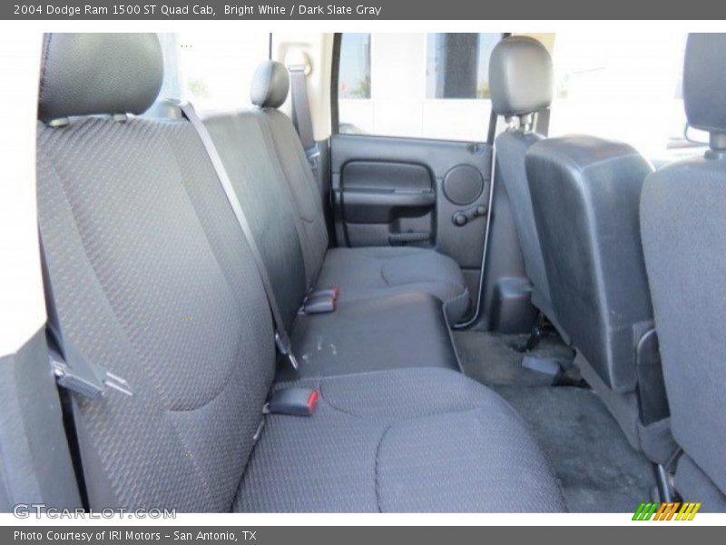 Bright White / Dark Slate Gray 2004 Dodge Ram 1500 ST Quad Cab