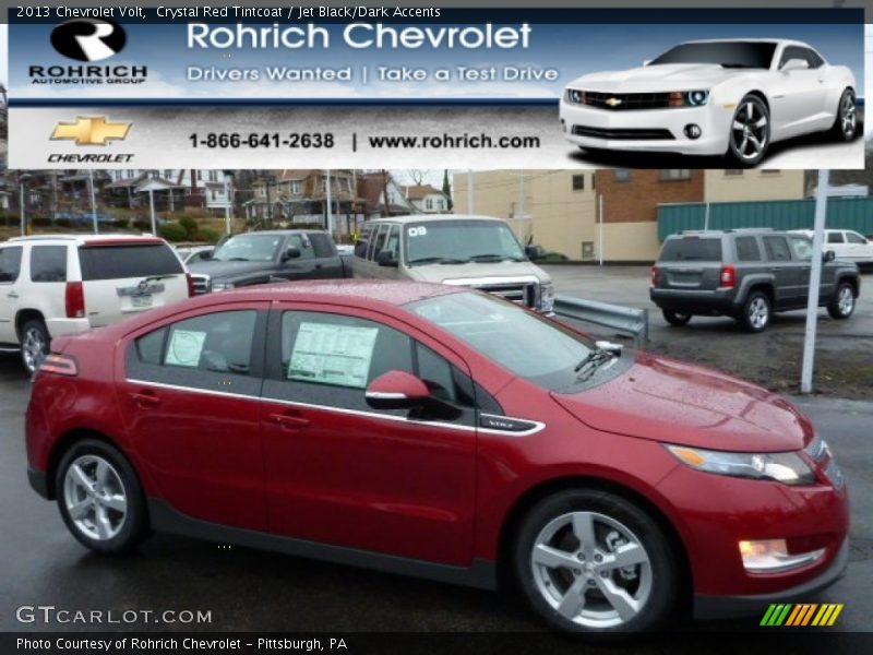 Crystal Red Tintcoat / Jet Black/Dark Accents 2013 Chevrolet Volt