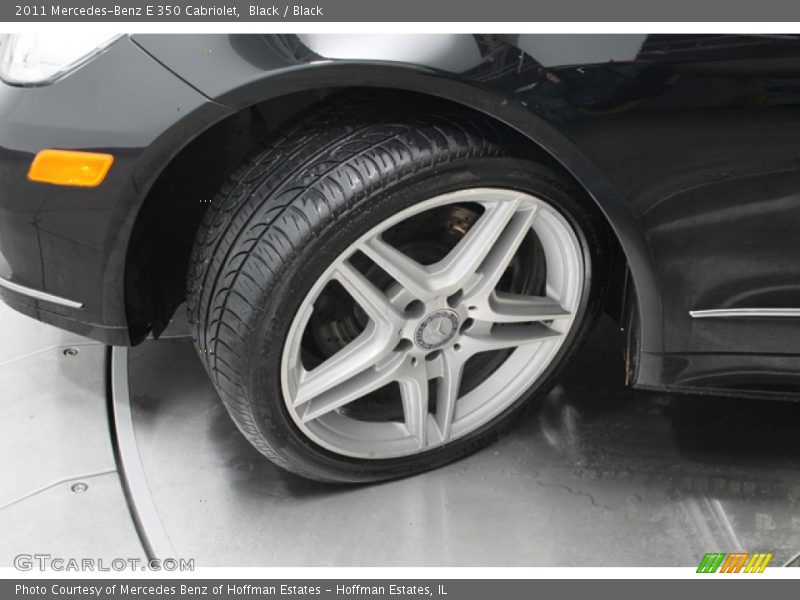 Black / Black 2011 Mercedes-Benz E 350 Cabriolet