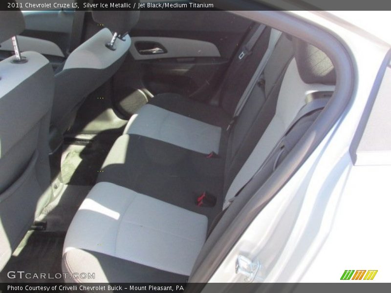 Silver Ice Metallic / Jet Black/Medium Titanium 2011 Chevrolet Cruze LS