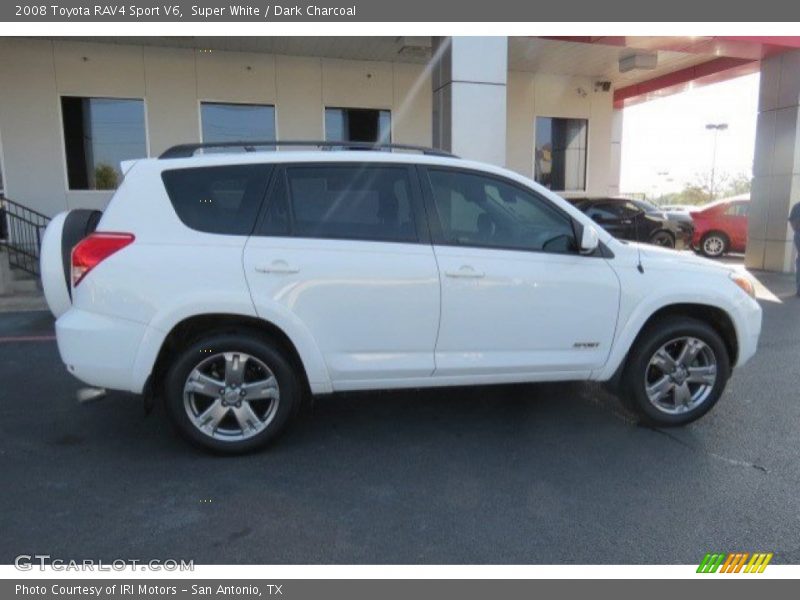 Super White / Dark Charcoal 2008 Toyota RAV4 Sport V6