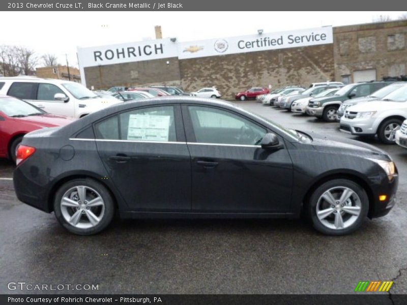 Black Granite Metallic / Jet Black 2013 Chevrolet Cruze LT