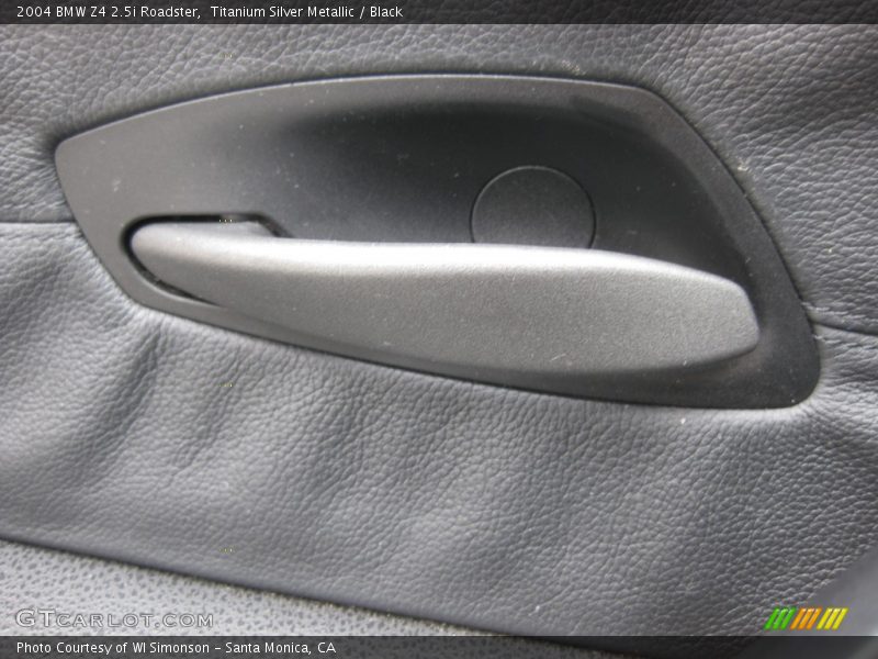 Titanium Silver Metallic / Black 2004 BMW Z4 2.5i Roadster