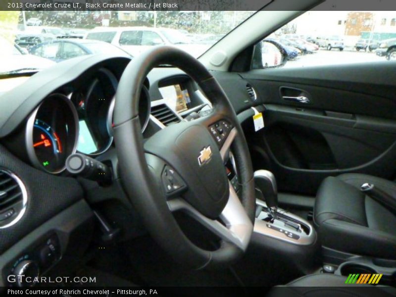 Black Granite Metallic / Jet Black 2013 Chevrolet Cruze LT