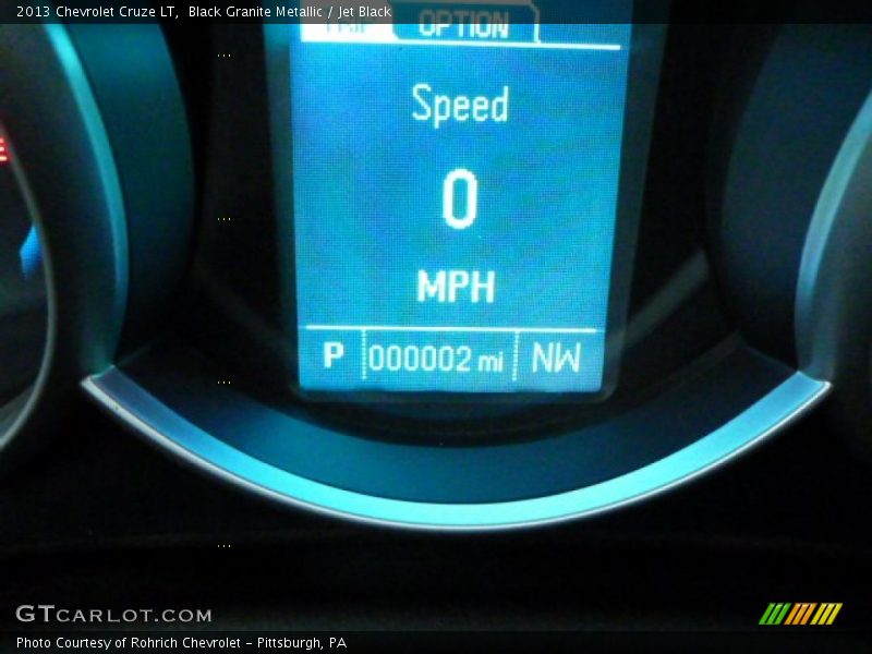 Black Granite Metallic / Jet Black 2013 Chevrolet Cruze LT