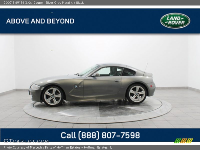Silver Grey Metallic / Black 2007 BMW Z4 3.0si Coupe